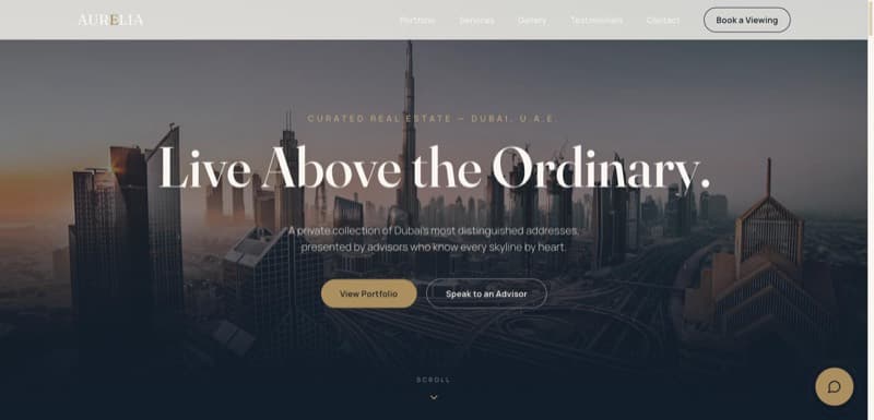 Aurelia Estates in the browser